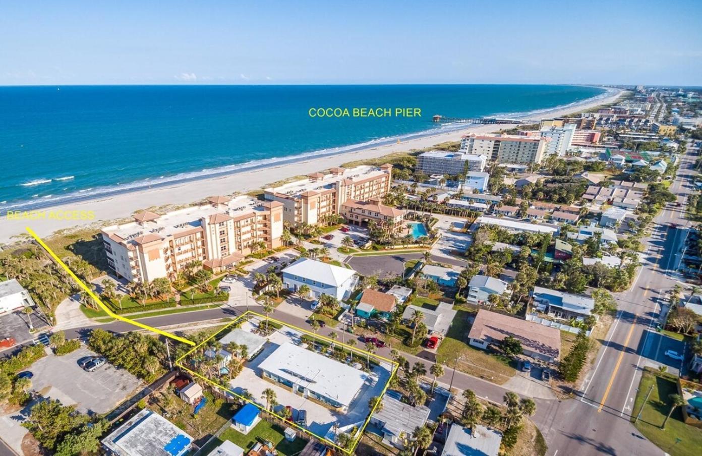 Boutique Vacation Rental Complex At Beach Cocoa Beach Eksteriør bilde